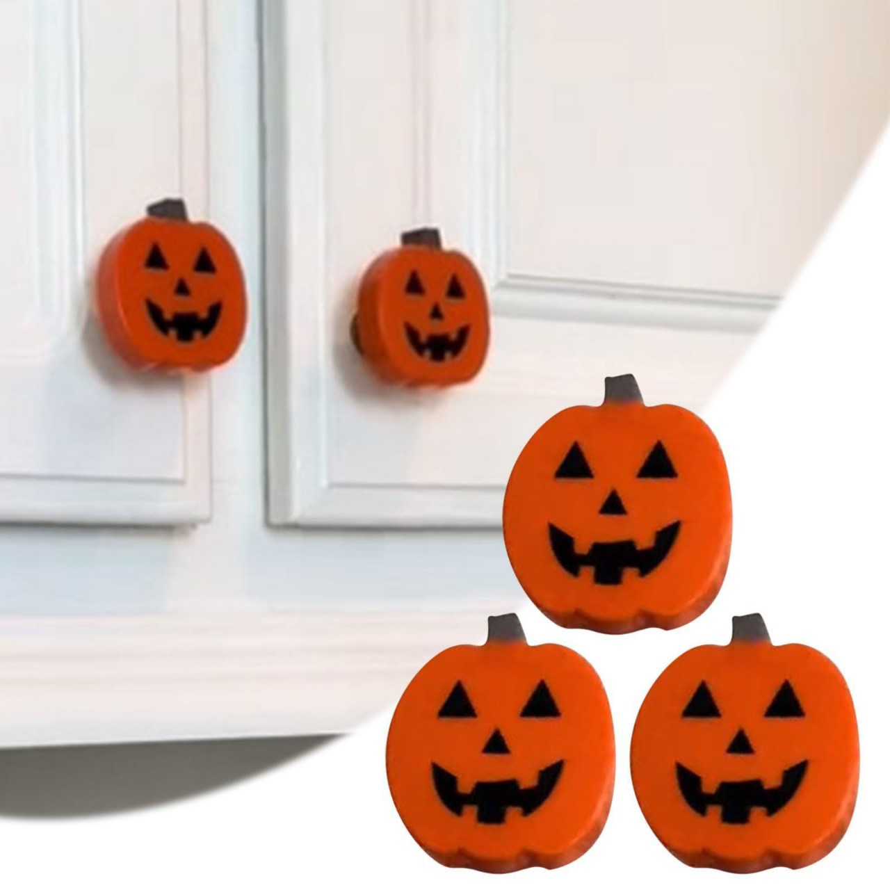 Furniture Hardware Manufacturer - Halloween pumpkin knob cover, universal cabinet