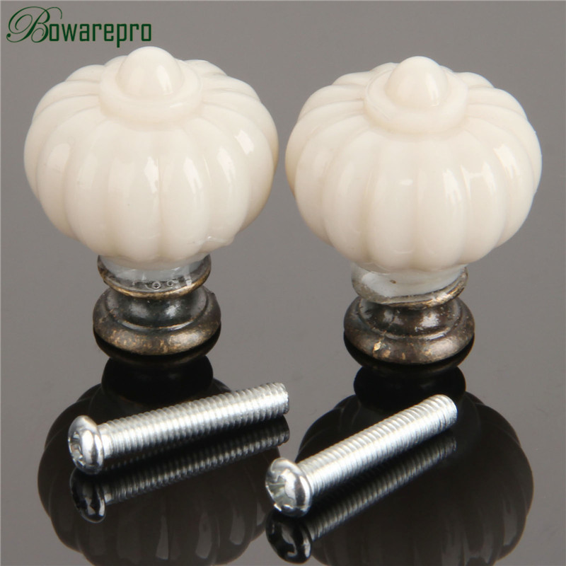 1Pc Acrylic Ivory White Pumpki - огляд і ціна Furniture Hardware Drawer Pulls
