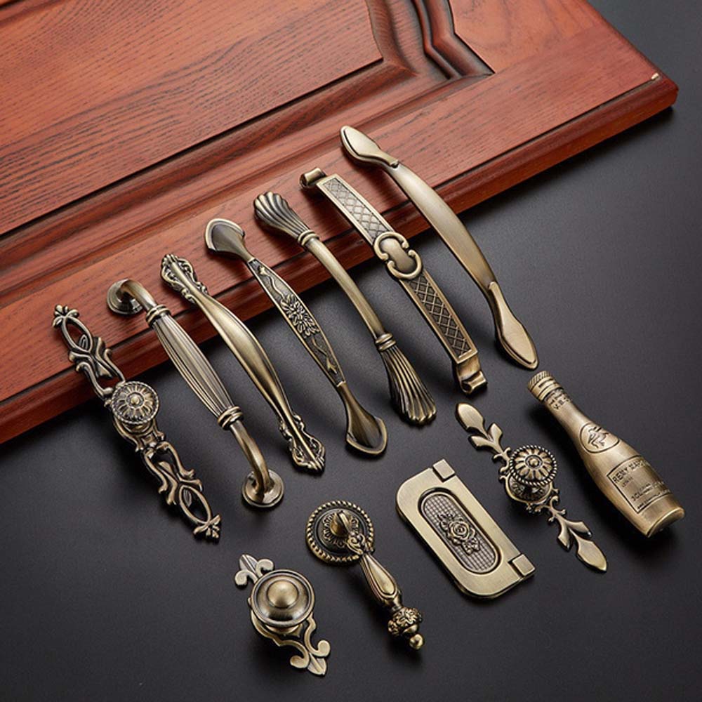 Vintage Bronze Wardrobe Dresse - огляд і ціна Furniture Hardware Drawer Pulls
