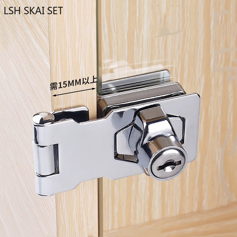 No-punch Glass Door Lock Store - огляд і ціна Furniture Hardware Store