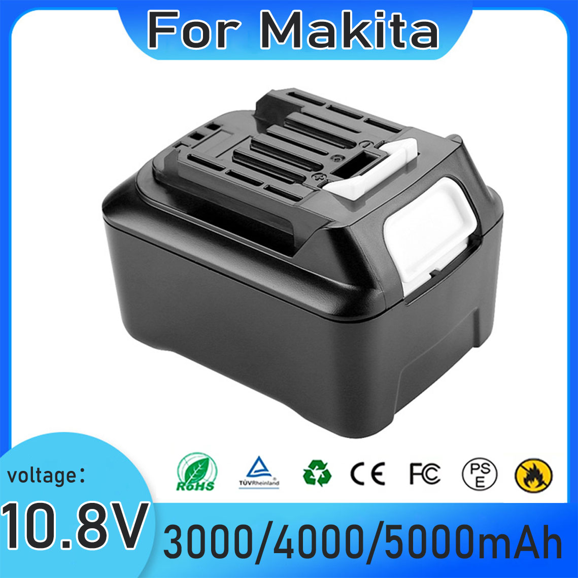 k  5000mAh 10.8V For Makita 19 - огляд і ціна Makita Drill Hp1640