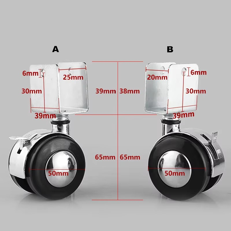 4pcs Brand New 2 Inch Crib Cas - огляд і ціна Furniture Hardware Brands
