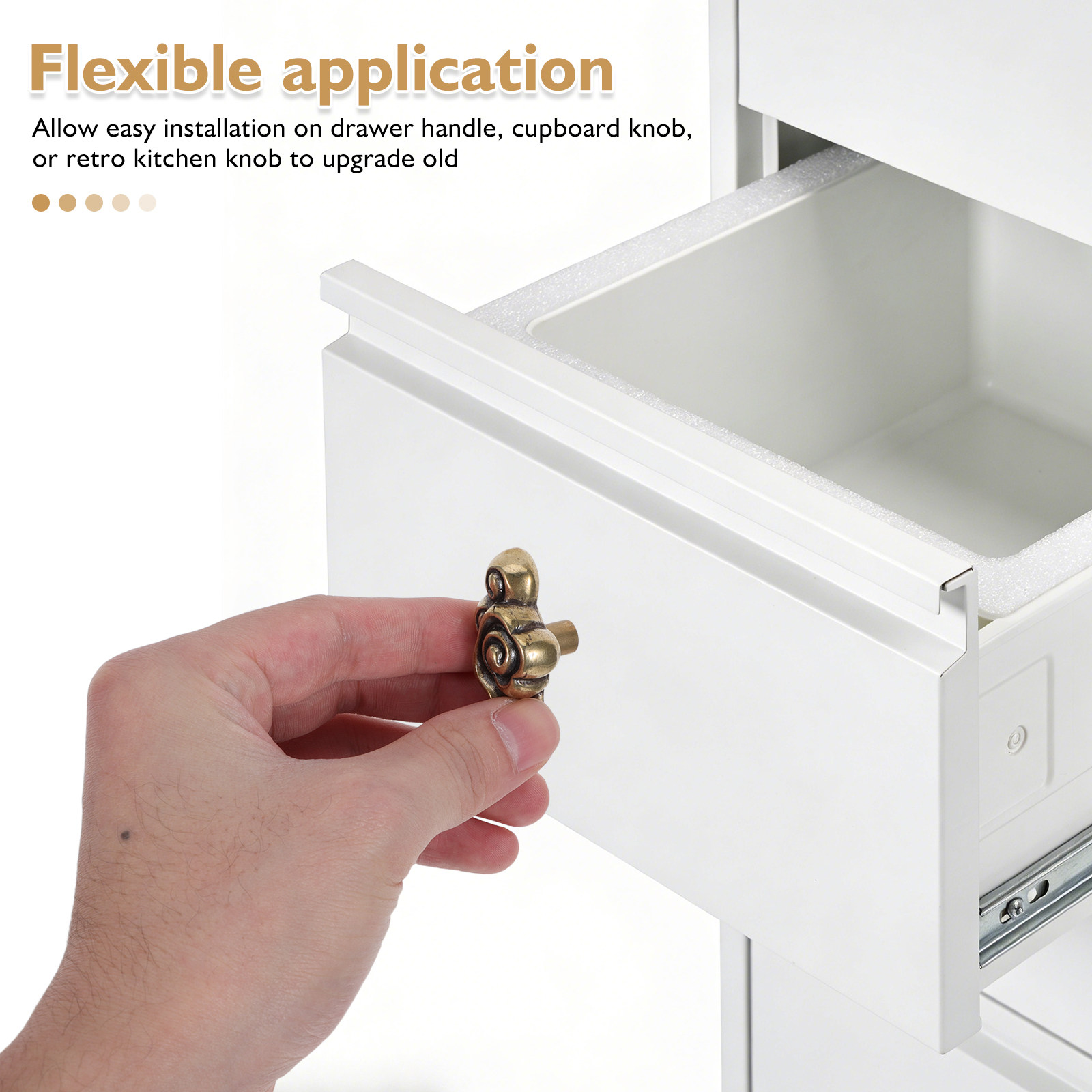 Decorative Cloud Drawer Knob V - огляд і ціна Furniture Hardware Drawer Pulls