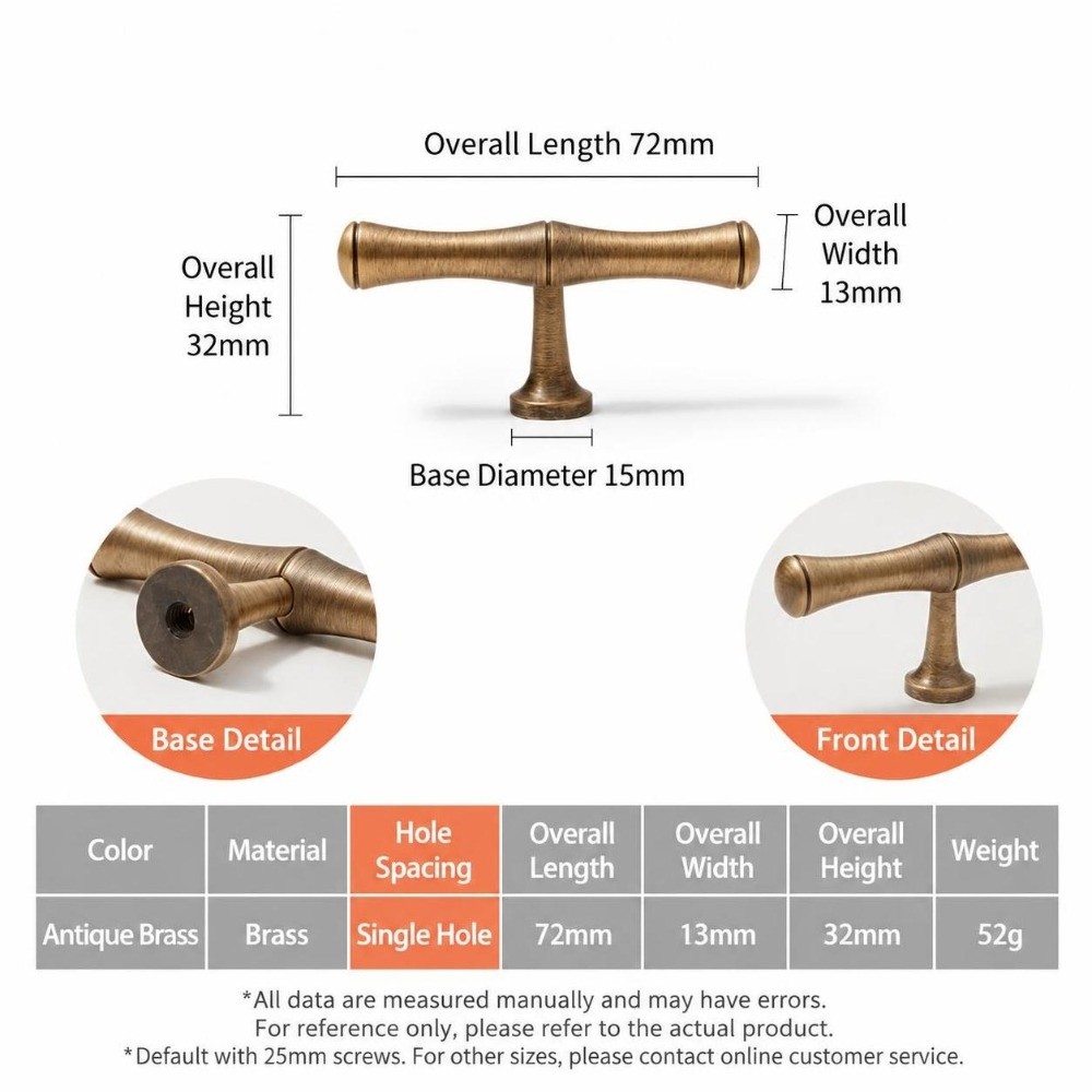 Unique Solid Brass Cabinet Doo - огляд і ціна Furniture Hardware Drawer Pulls